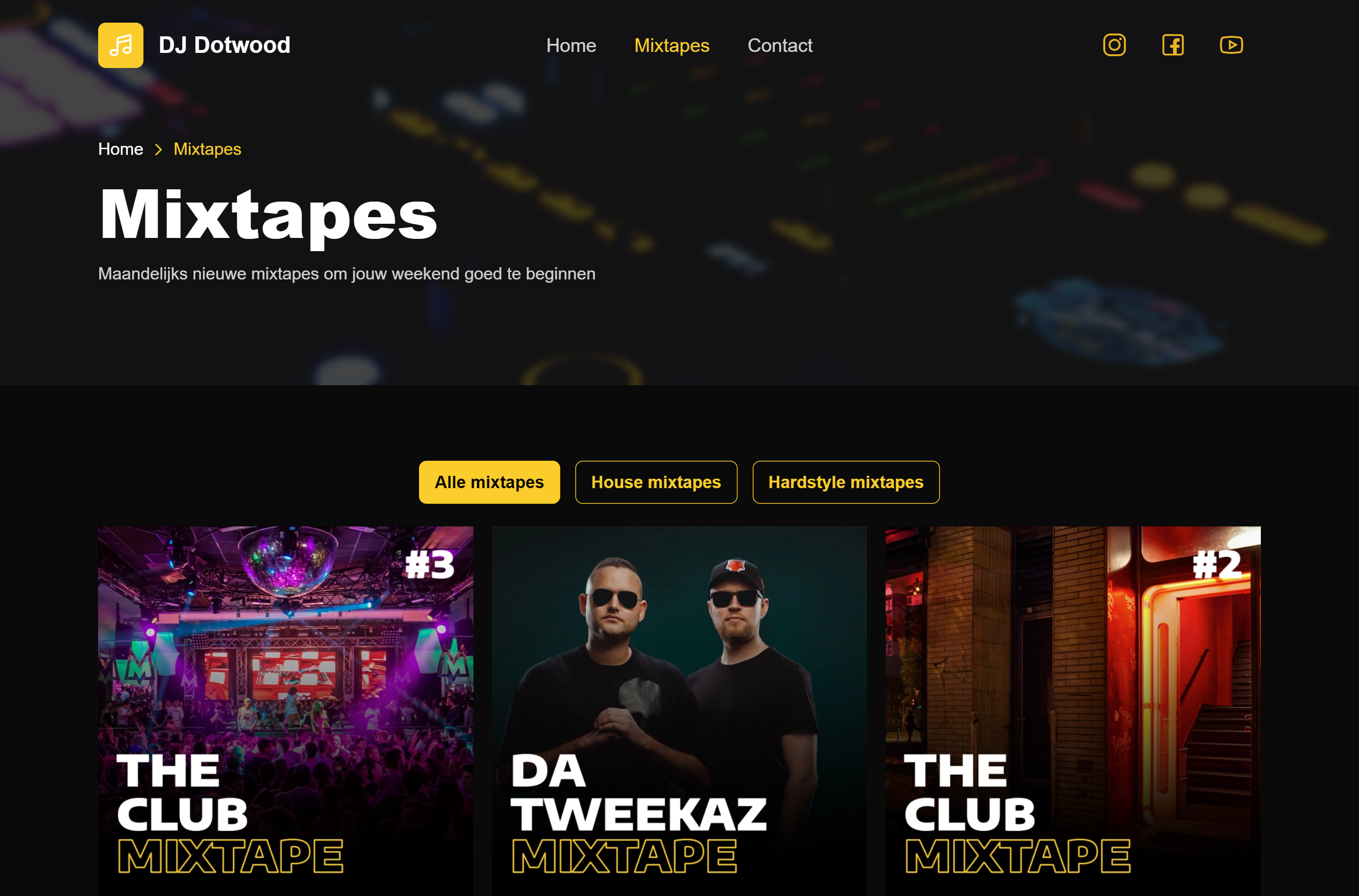 Mixtapes page